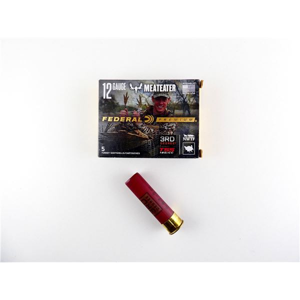 FEDERAL PREMIUM MEATEATER 12 GAUGE 3 1/2" TURKEY SHOT SHELL AMMO LOT