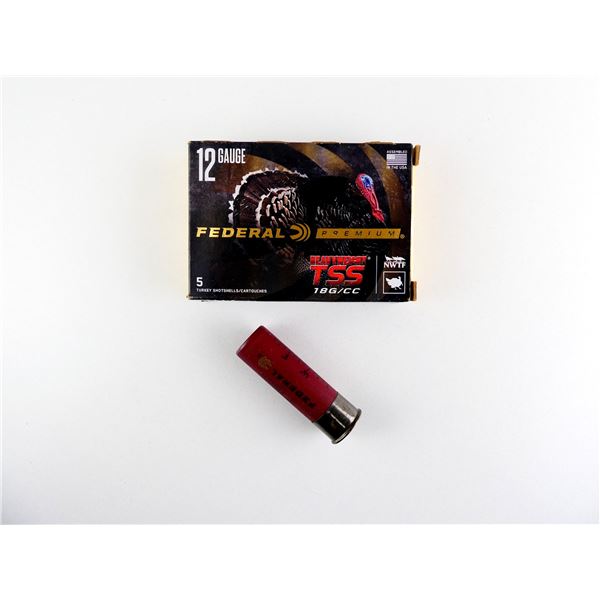 FEDERAL PREMIUM HEAVYWEIGHT TSS 12 GAUGE 3" SHOT SHELL AMMO LOT