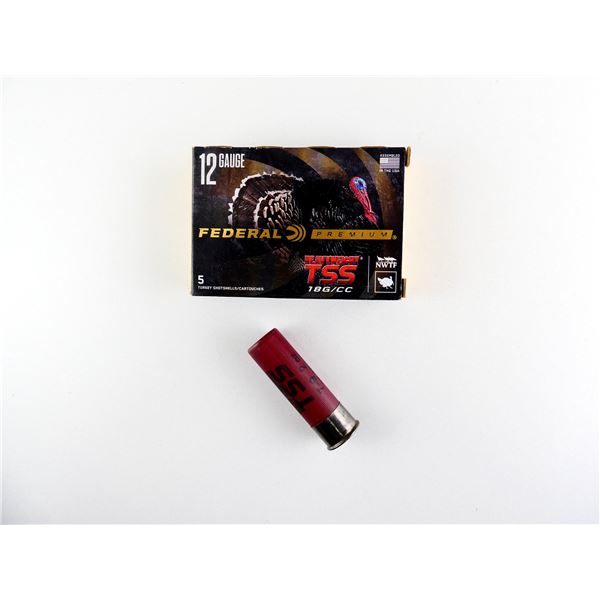 FEDERAL PREMIUM HEAVYWEIGHT TSS 12 GAUGE 3" SHOT SHELL AMMO LOT