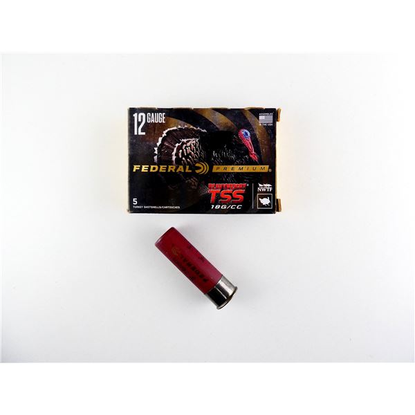 FEDERAL PREMIUM HEAVYWEIGHT TSS 12 GAUGE 3" SHOT SHELL AMMO LOT