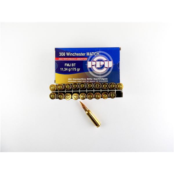 PPU .308 WIN MATCH AMMO LOT