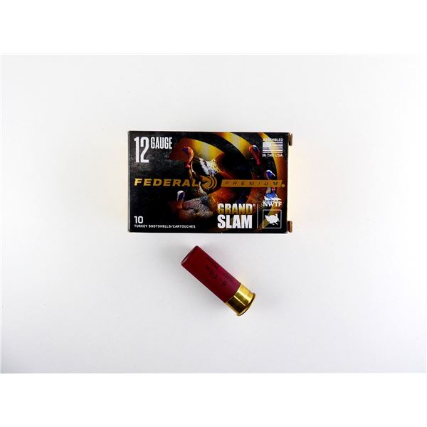 FEDERAL PREMIUM GRAND SLAM 12 GAUGE 2 3/4" SHOT SHELL AMMO LOT