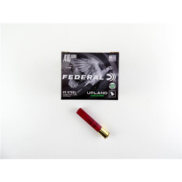 FEDERAL UPLAND .410 GAUGE 3" SHOT SHELL AMMO LOT