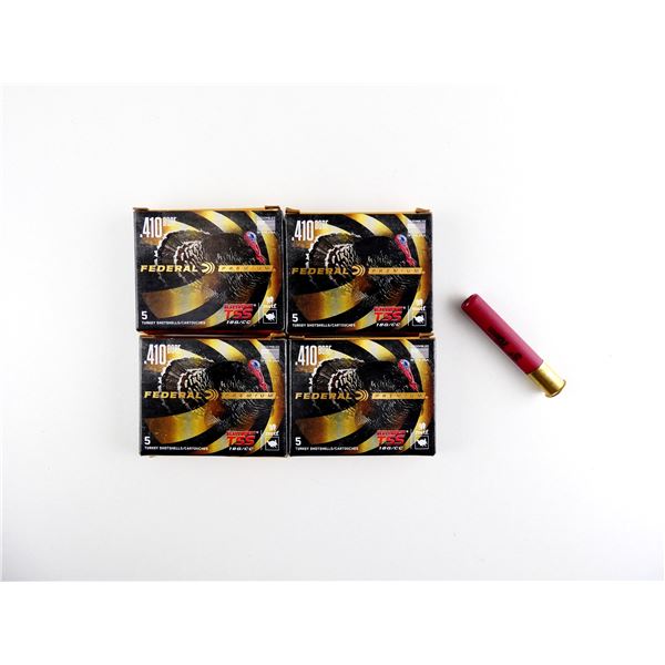 FEDERAL PREMIUM HEAVYWEIGHT TSS TURKEY .410 GAUGE 3" SHOT SHELL AMMO LOT