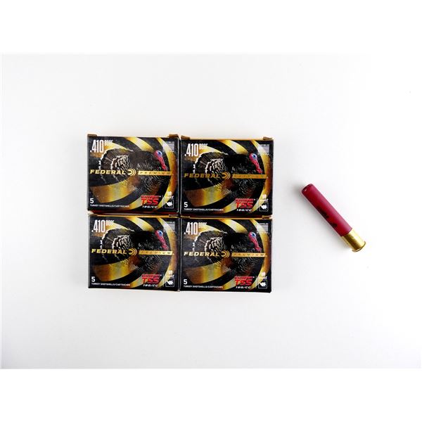 FEDERAL PREMIUM HEAVYWEIGHT TSS TURKEY .410 GAUGE 3" SHOT SHELL AMMO LOT