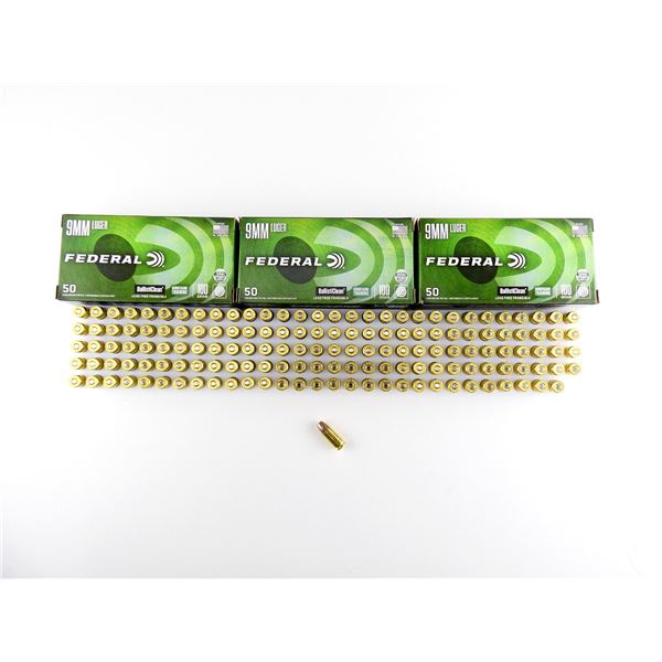 FEDERAL BALLISTICLEAN 9MM LUGER AMMO LOT