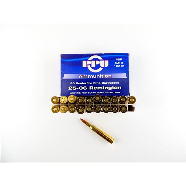 PPU .25-06 REM AMMO LOT