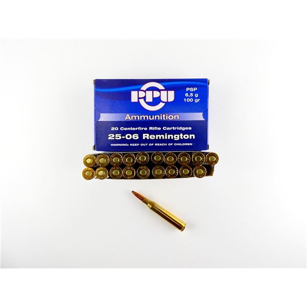 PPU .25-06 REM AMMO LOT