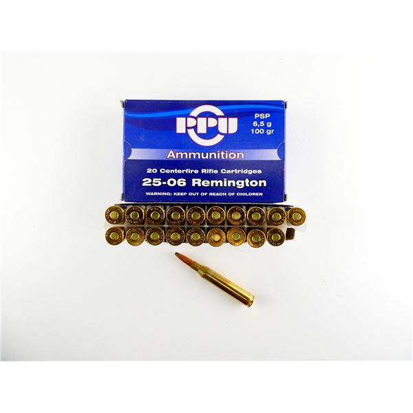 PPU .25-06 REM AMMO LOT