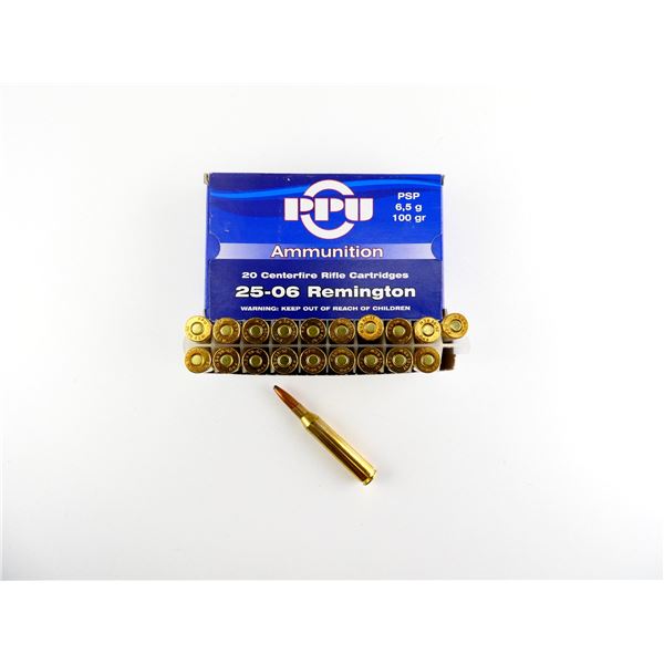 PPU .25-06 REM AMMO LOT