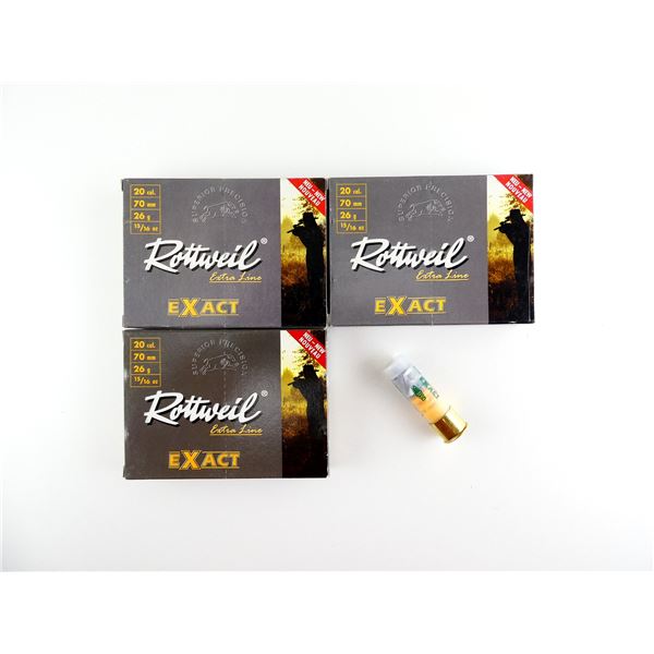 ROTTWEIL EXTRA LINE EXPRESS 20 GAUGE 2 3/4" SHOT SHELL AMMO LOT