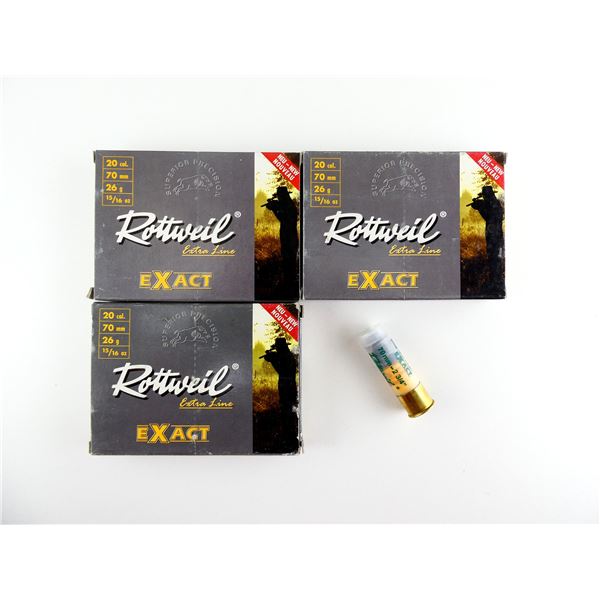 ROTTWEIL EXTRA LINE EXPRESS 20 GAUGE 2 3/4" SHOT SHELL AMMO LOT