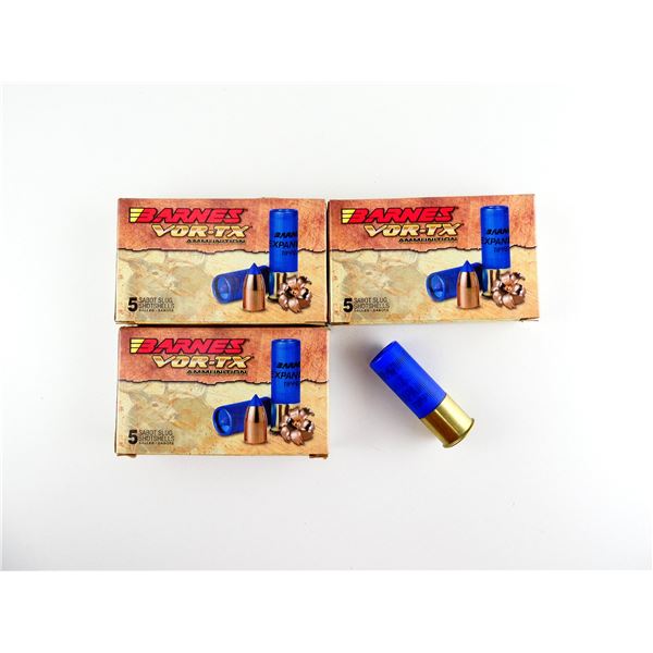 BARNES VOR-TX 12 GAUGE 2 3/4" SHOT SHELL AMMO LOT