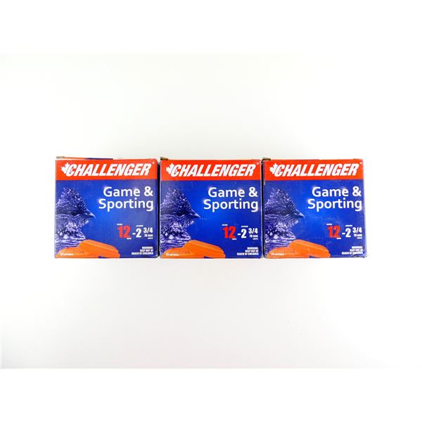 CHALLENGER 12 GAUGE 2 3/4" MAGNUM SHOT SHELL AMMO LOT