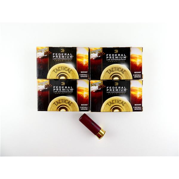 FEDERAL PREMIUM LAW ENFORCEMENT 12 GAUGE 2 3/4" SHOT SHELL AMMO LOT