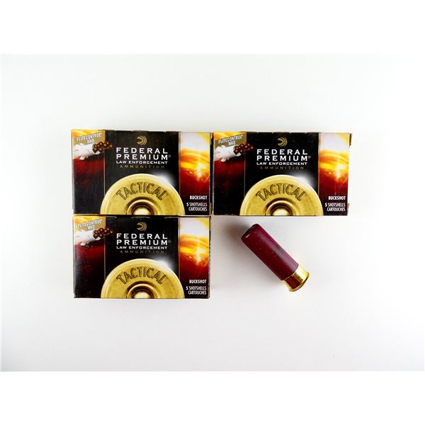 FEDERAL PREMIUM LAW ENFORCEMENT 12 GAUGE 2 3/4" SHOT SHELL AMMO LOT