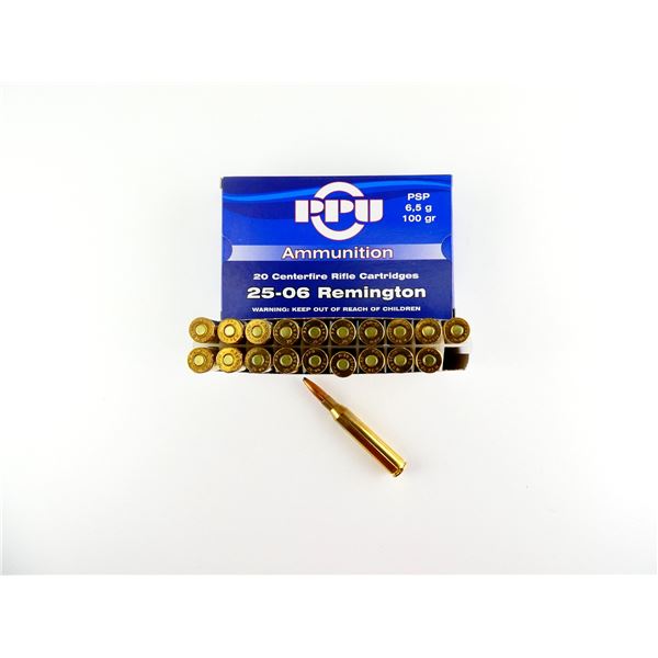 PPU .25-06 REM AMMO LOT