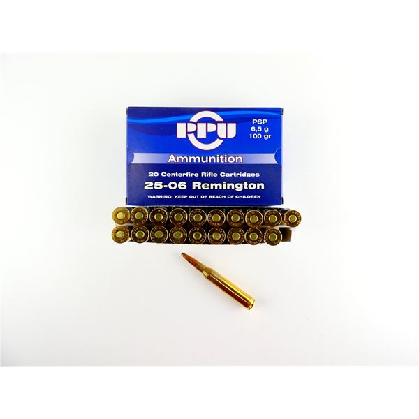 PPU .25-06 REM AMMO LOT