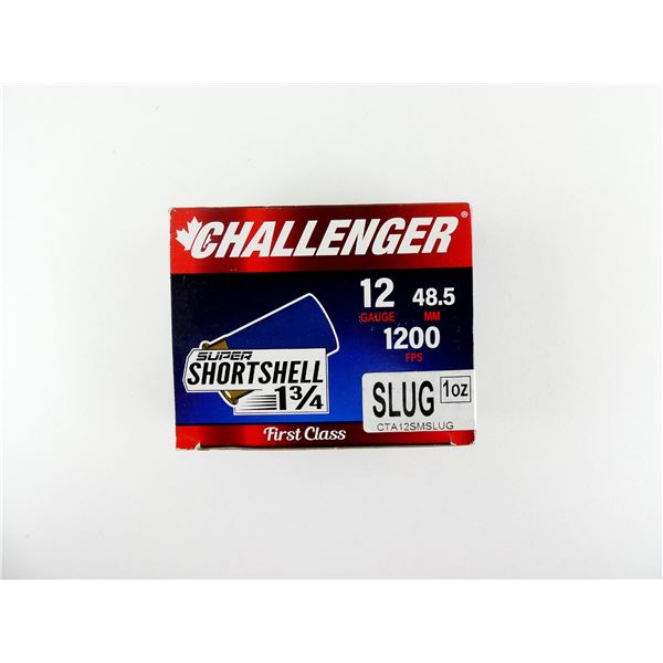 CHALLENGER 12 SUPER SHORT 1 3/4" SHOT SHELL AMMO LOT