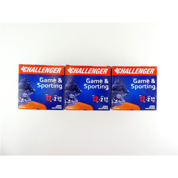 CHALLENGER 12 GAUGE 2 3/4" SUPER MAGNUM SHOT SHELL AMMO LOT