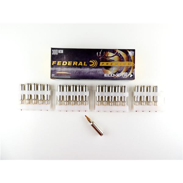 FEDERAL PREMIUM .300 WSM AMMO LOT
