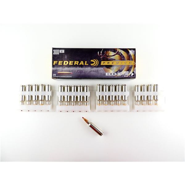 FEDERAL PREMIUM .300 WSM AMMO LOT