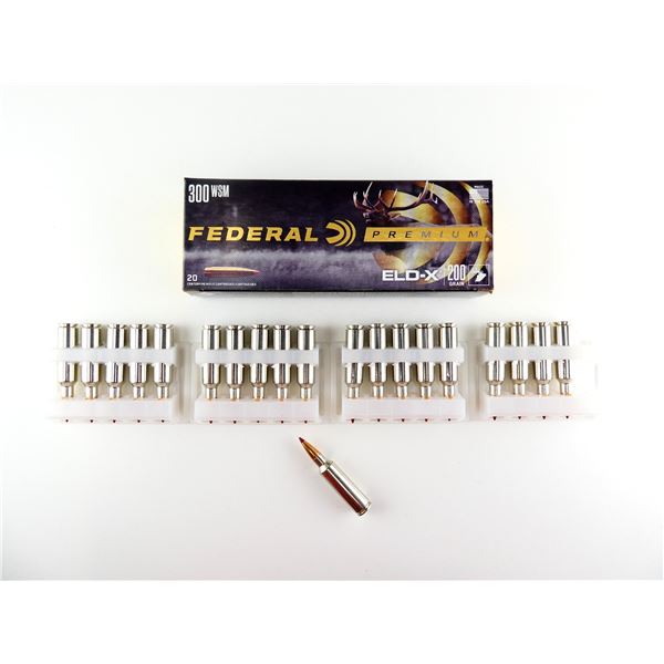 FEDERAL PREMIUM .300 WSM AMMO LOT