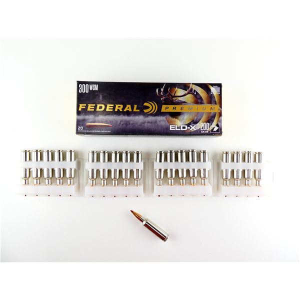 FEDERAL PREMIUM .300 WSM AMMO LOT