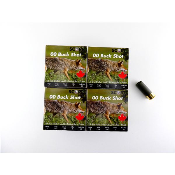SCORE 12 GAUGE 2 3/4" SHOT SHELL AMMO LOT