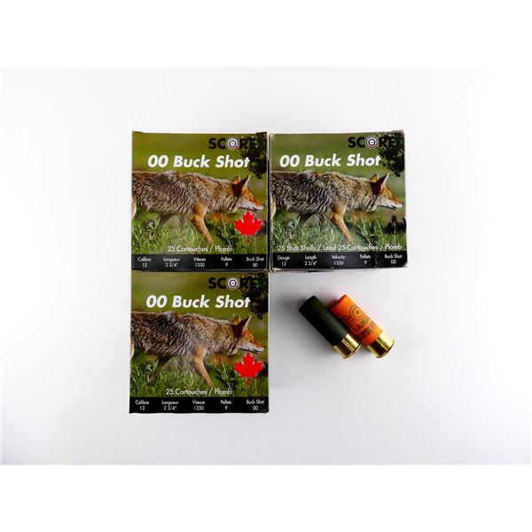 SCORE 12 GAUGE 2 3/4" SHOT SHELL AMMO LOT