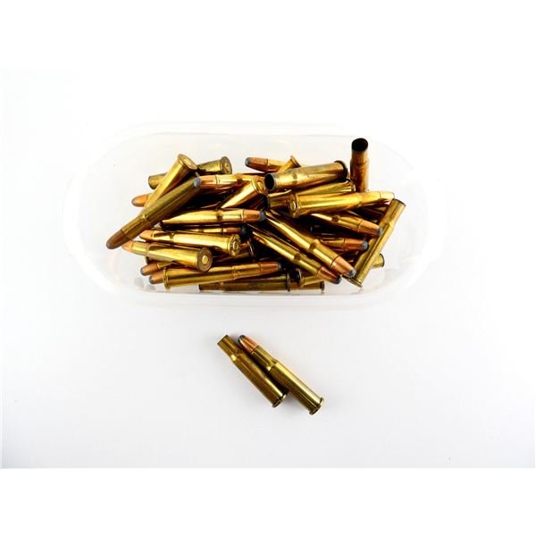 ASSORTED FEDERAL .30-30 WIN AMMO AND NON-PRIMED BRASS CASES LOT