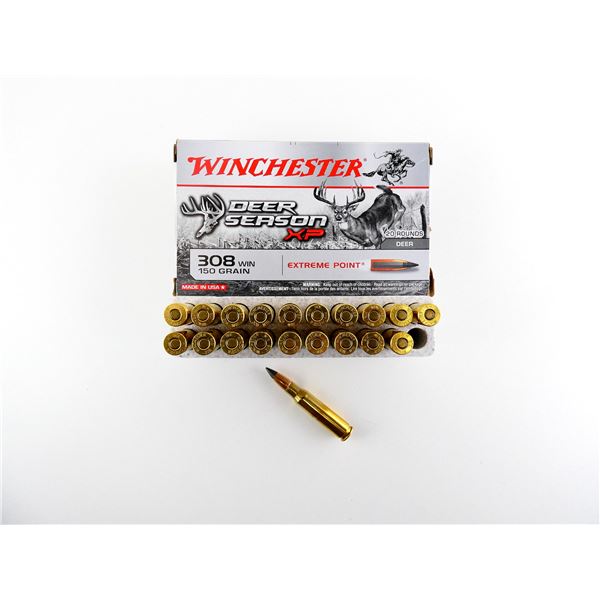 WINCHESTER POWER POINT .308 WIN AMMO LOT