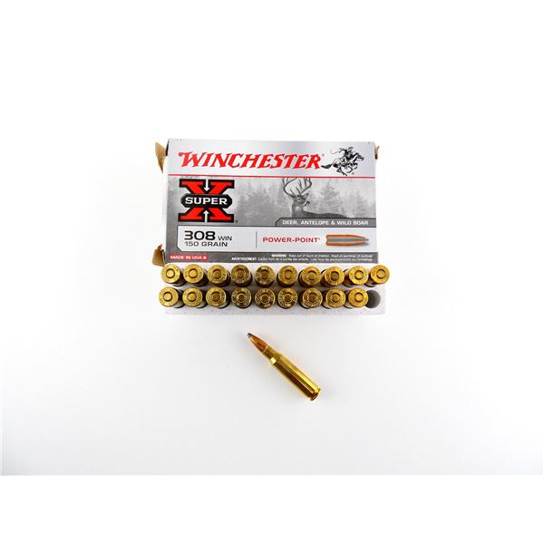 WINCHESTER POWER POINT .308 WIN AMMO LOT