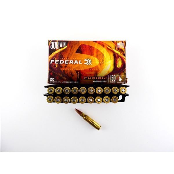 FEDERAL FUSION .308 WIN AMMO LOT