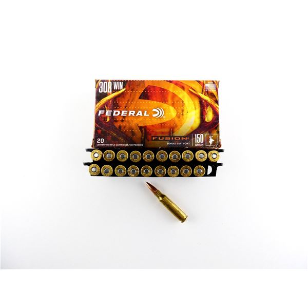FEDERAL FUSION .308 WIN AMMO LOT