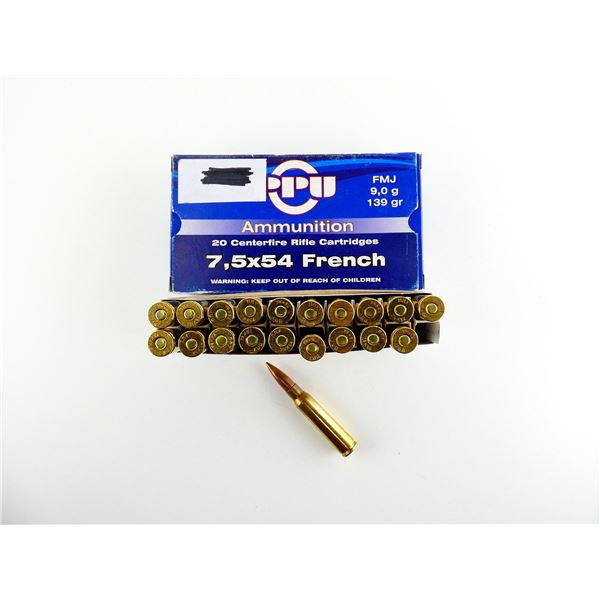PPU 7.5X54 FRENCH AMMO LOT