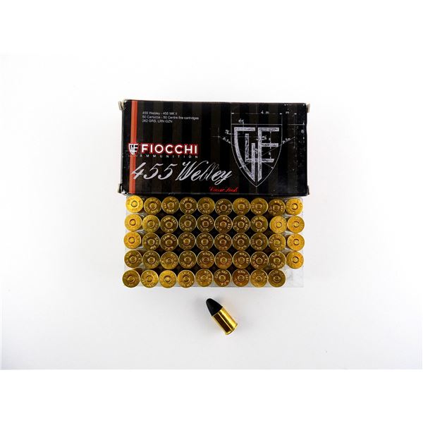 FIOCCHI .455 WEBLEY AMMO LOT
