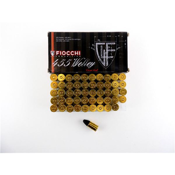 FIOCCHI .455 WEBLEY AMMO LOT