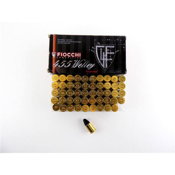 FIOCCHI .455 WEBLEY AMMO LOT