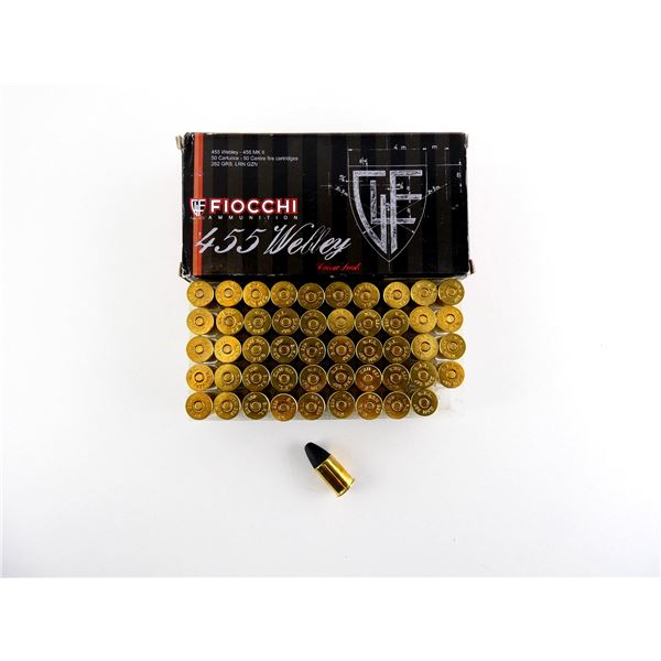 FIOCCHI .455 WEBLEY AMMO LOT