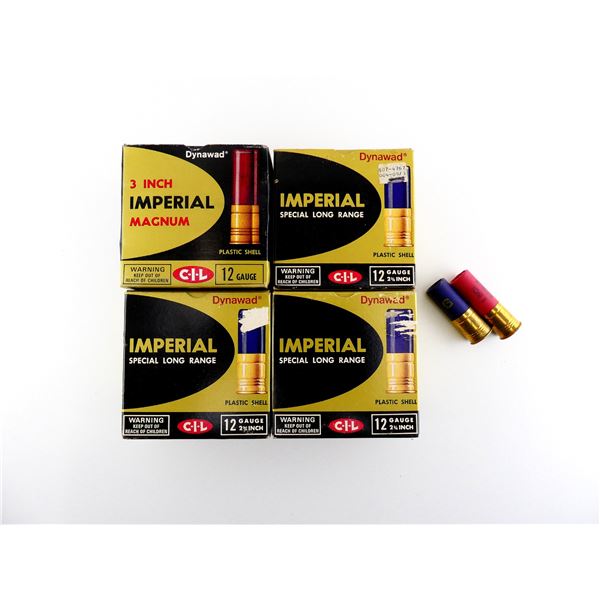 ASSORTED IMPERIAL 12 GAUGE 2 3/4" AND 3" MAGNUM SHOT SHELL AMMO LOT