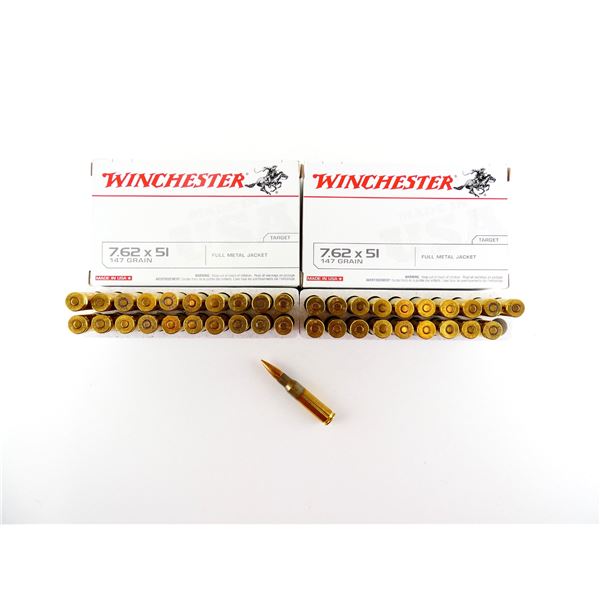 WINCHESTER 7.62X51MM AMMO LOT