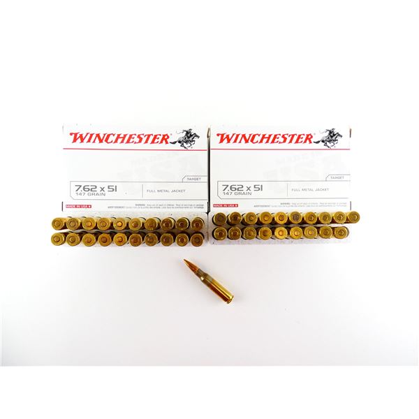 WINCHESTER 7.62X51MM AMMO LOT