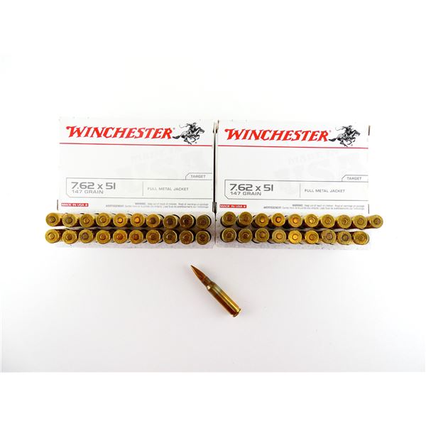 WINCHESTER 7.62X51MM AMMO LOT