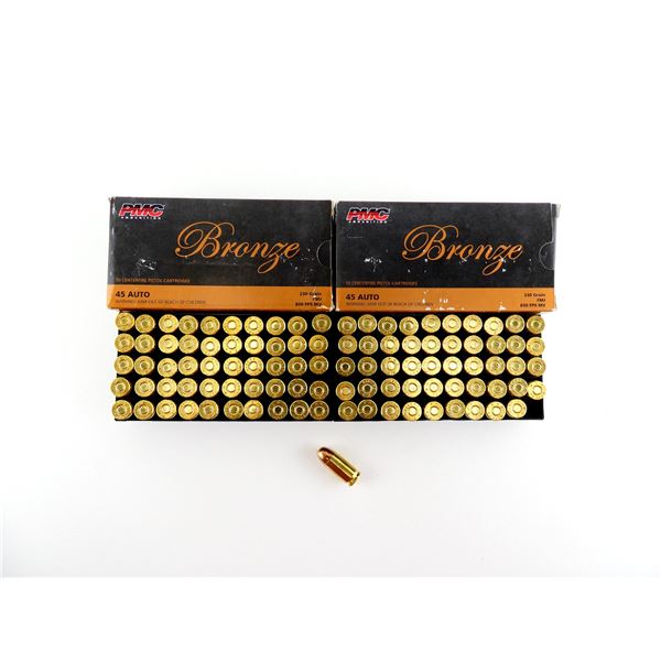 PMC BRONZE .45 AUTO AMMO LOT