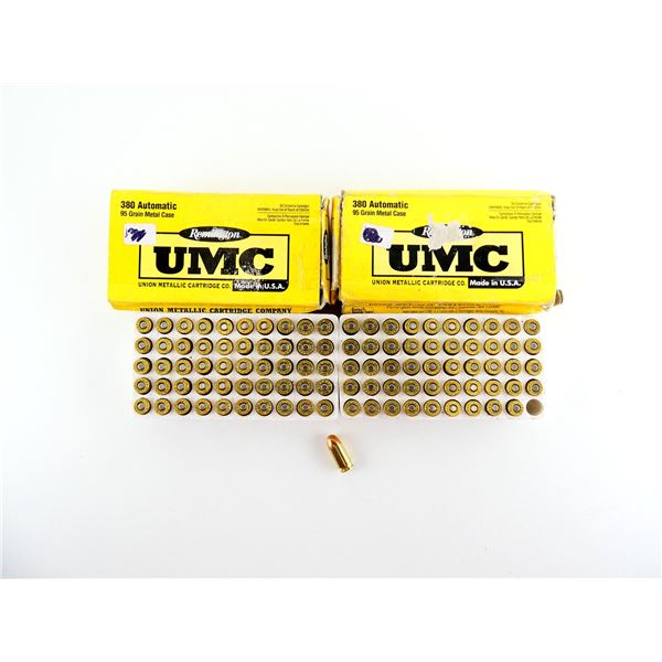 UMC .380 AUTO AMMO LOT