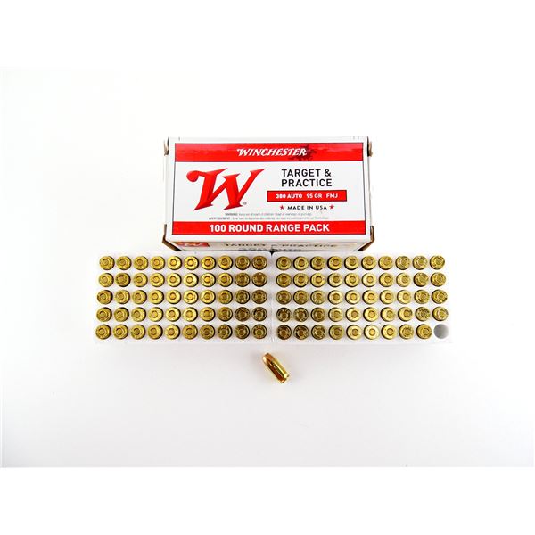 WINCHESTER .380 AUTO AMMO LOT