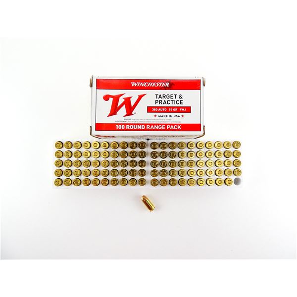 WINCHESTER .380 AUTO AMMO LOT