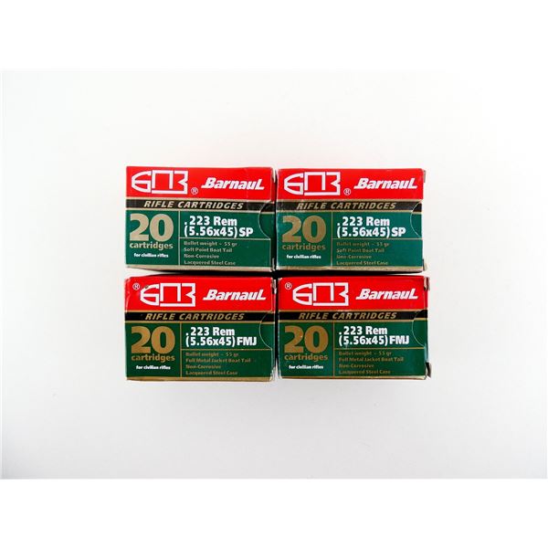 BARNAUL .223 REM (5.56X45MM) AMMO LOT