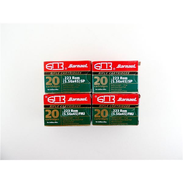 BARNAUL .223 REM (5.56X45MM) AMMO LOT